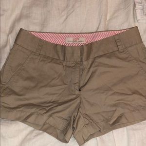 JCrew Khaki Chino Shorts